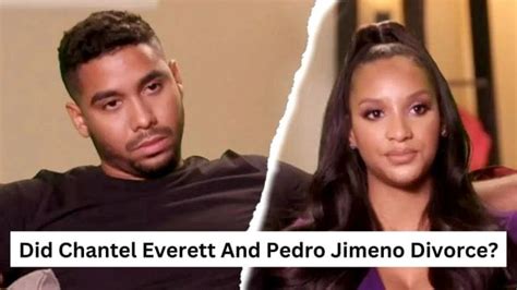 why did pedro divorce chantel